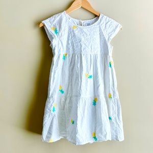 Crown & Ivy Pineapple Embroidered Dress